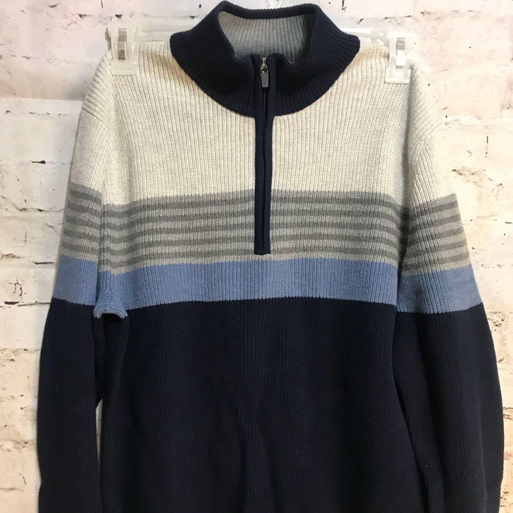 Izod men’s sweater medium blue gray